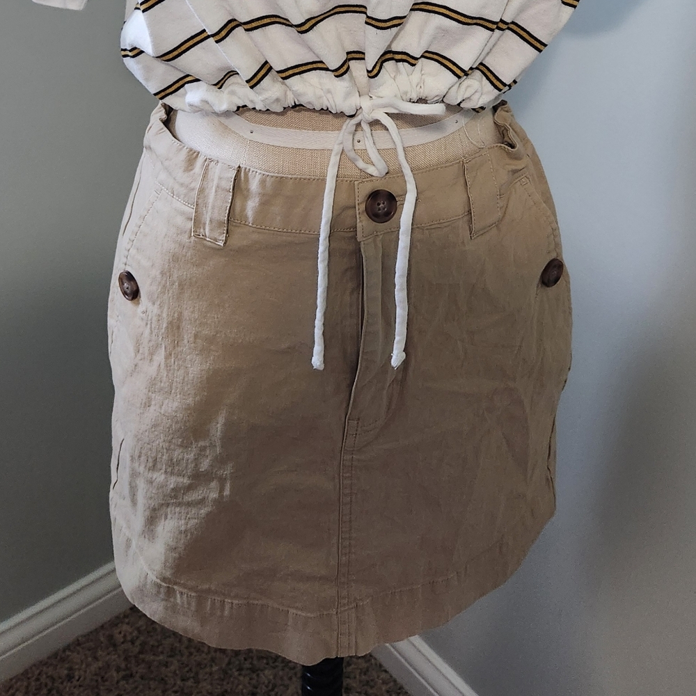 Casual Tan Skirt